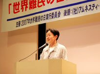 支援者の馬島浄圭さん